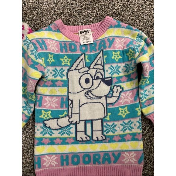 Peppa Pig and Bluey sweater tunics size 12mos - Picture 2 of 10